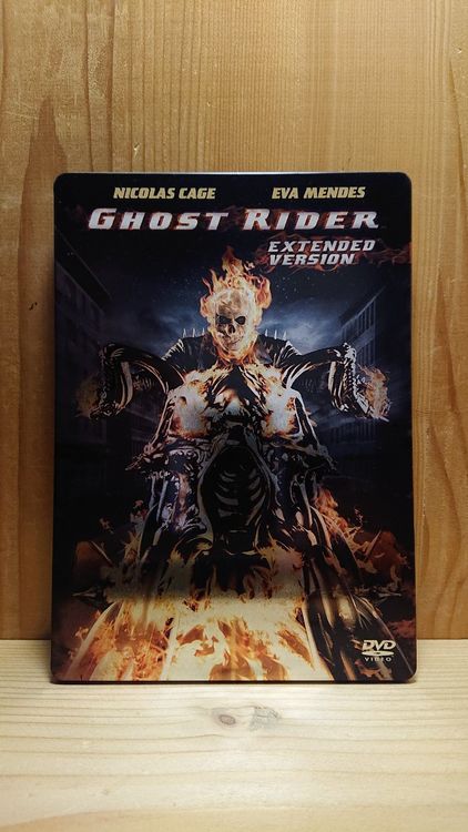 GHOST RIDER DVD Steelbook Extended Version mit Nicolas Cage | Kaufen ...