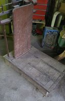 Alte dezimalwaage mit Holzverkleidung
