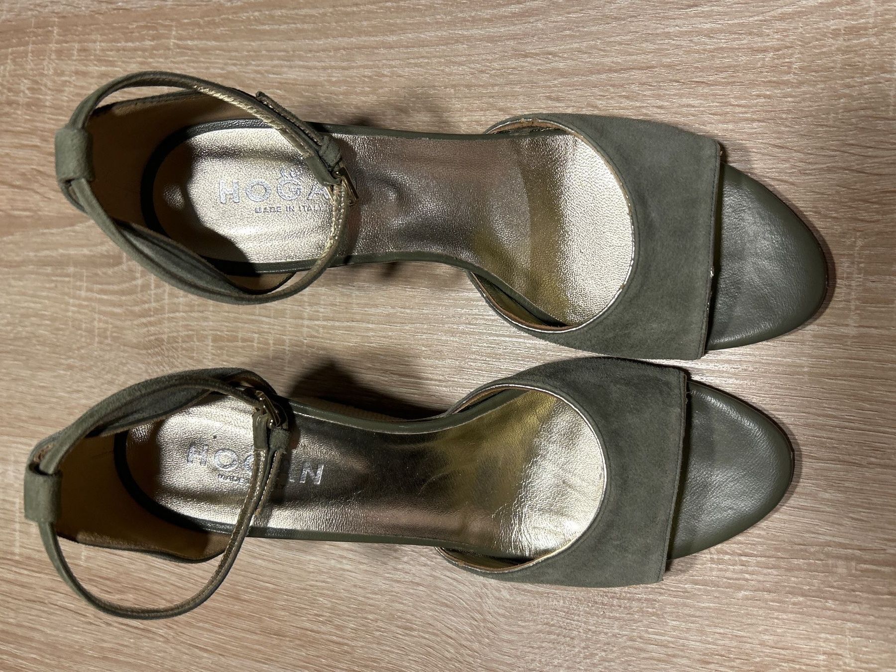 Hogan Scarpe da donna: Sandalen olive mit Keilabsatz von Hogan – Usato da Brunnen venduto da Nala2929 3