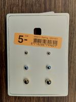 3 Paar Ohrstecker neu