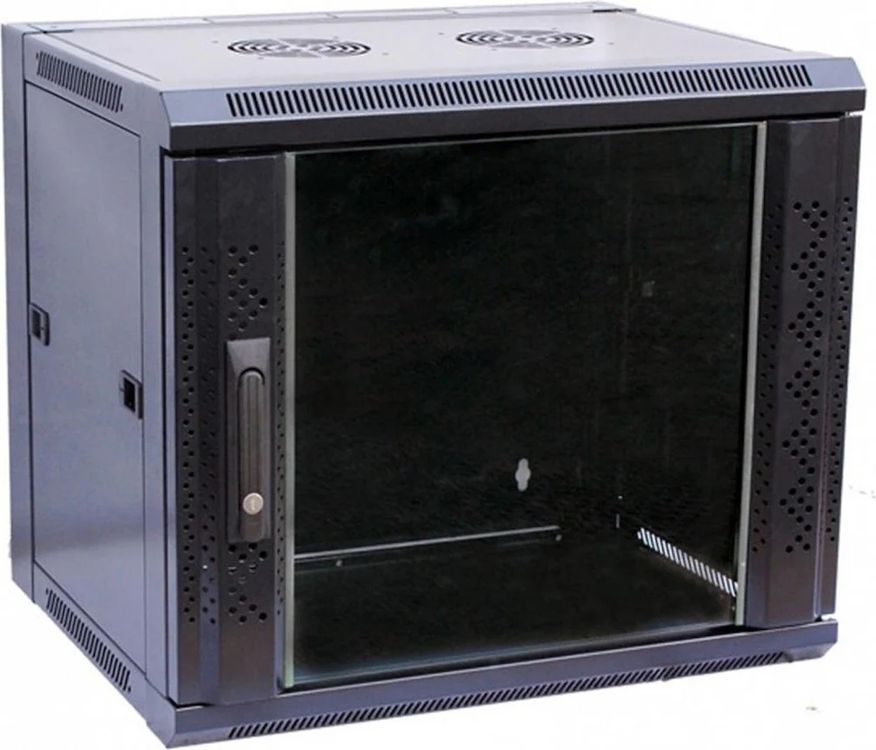 Netzwerkschrank Rack 19 Zoll 9HE abschliessbar (Gebraucht) in ...