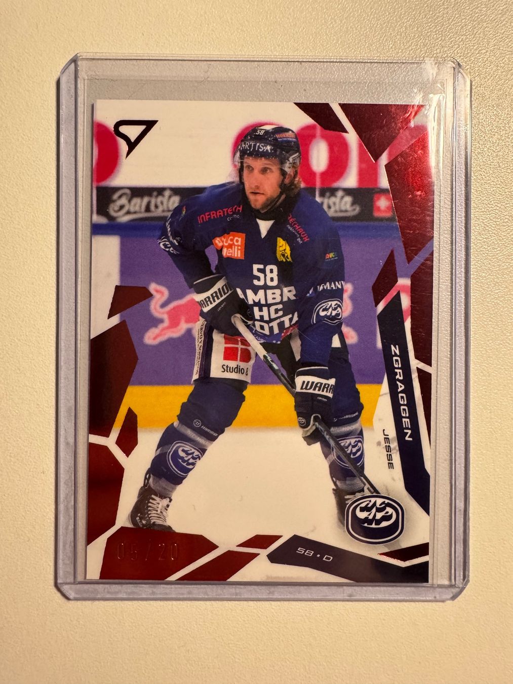 Sportzoo Carte collezionabili: SportZoo Jesse Zgraggen /20 – Usato da Cham venduto da mcbTCG