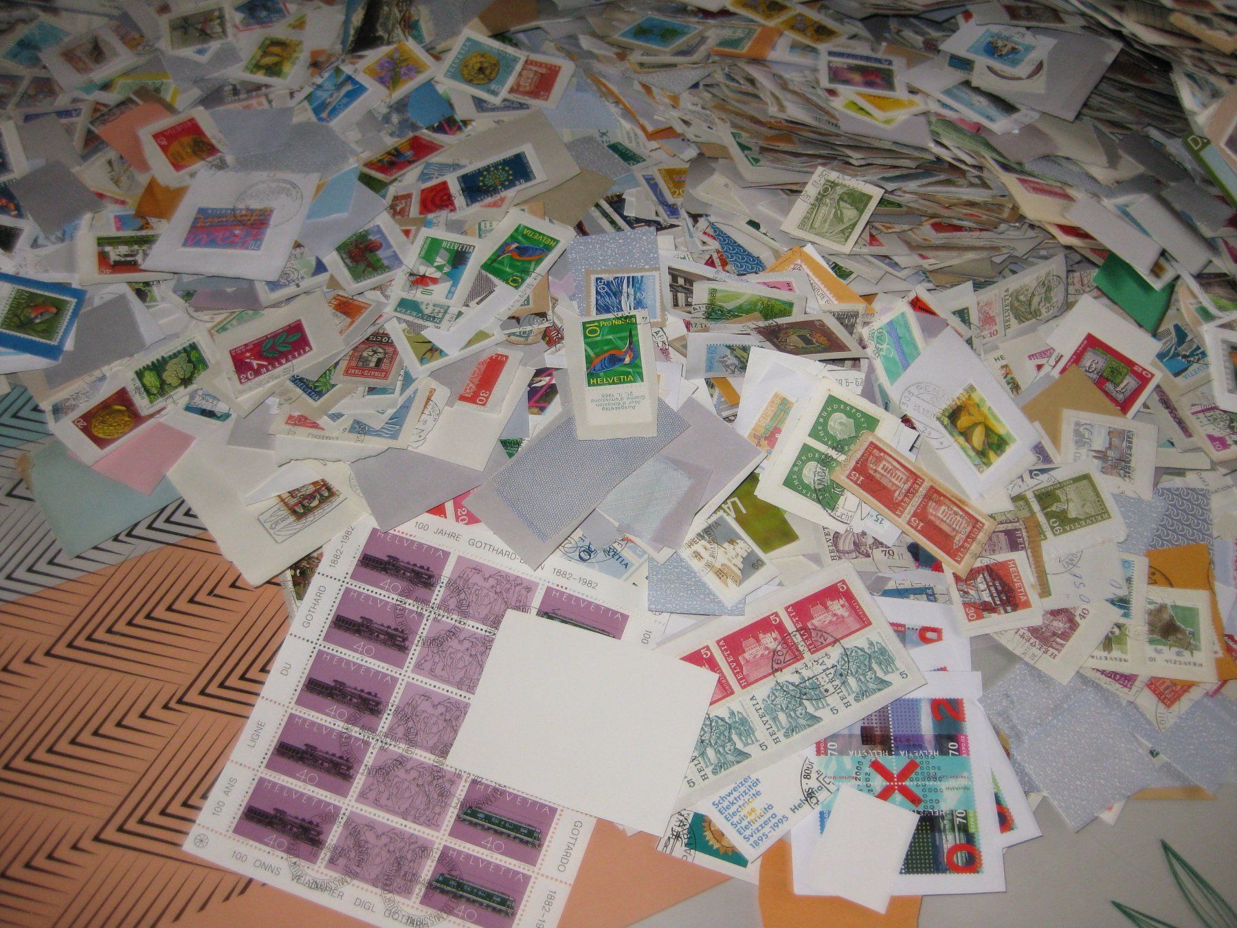 Tutti i francobolli: Timbres suisses sur fragments – Usato da L'Auberson venduto da DanGinFAS 5
