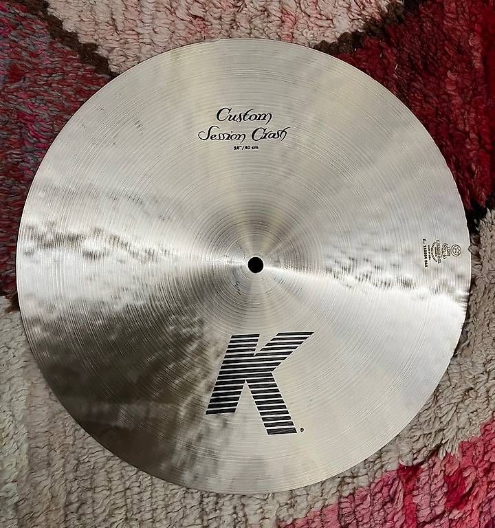 Zildjian Strumenti musicali: Zildjian 16" K-Custom Session Crash – Usato da Zürich venduto da Besije