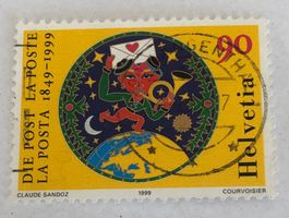 CH Briefmarken mit Gestempelt   