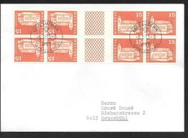 Zwischensteg FDC S70 im Paar ET Luzern 8.1.1973
