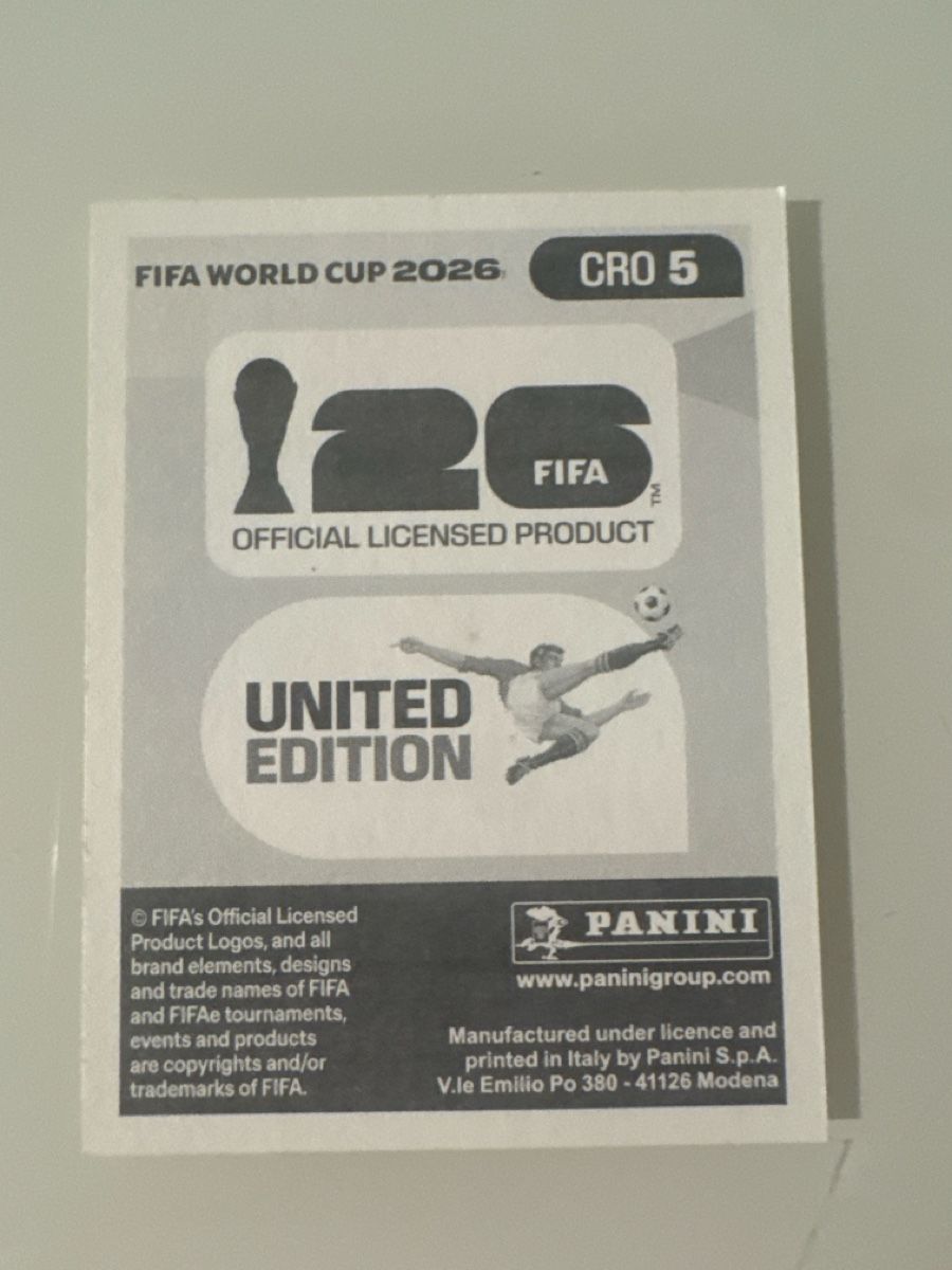 Panini Carte collezionabili: Panini 2026 Josip Stanisic CRO5 – Nuovo (secondo la descrizione) da Bern venduto da akl_sy9s 1