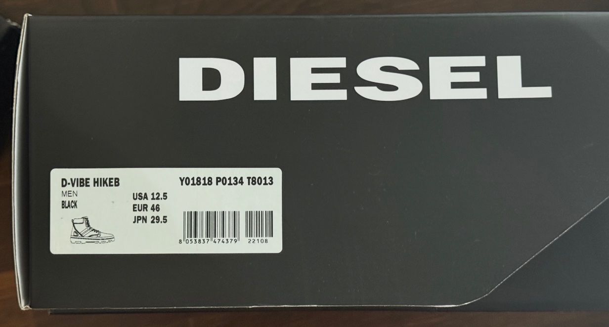 Diesel Scarpe da uomo: Diesel D-Vibe Hikeb bottes (pointure 46) – Nuovo e nell'imballaggio originale da Morges venduto da gim_z6hz 8