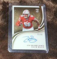 Zack Baun RC On Card Auto Panini Immaculate NFL
