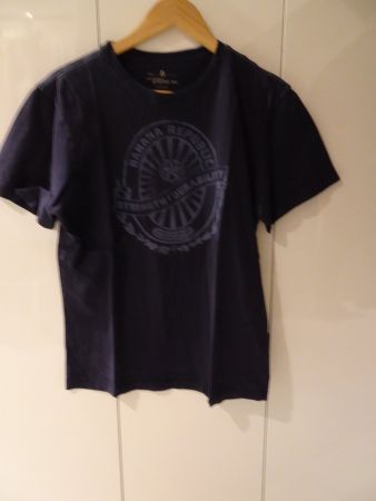Herren T'shirt Banana Republic dunkelblau Gr. S - Ri24.6