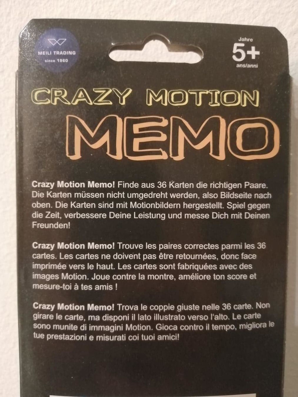 Giochi: 3D-Crazy-Memo Fussball – Nuovo e nell'imballaggio originale da Bäch SZ venduto da Swissy46 2