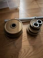 Hantel mit diversen Gewichten