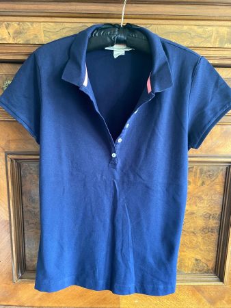H&M LOGG Polo Top 100% Baumwolle Gr. L Tailliert