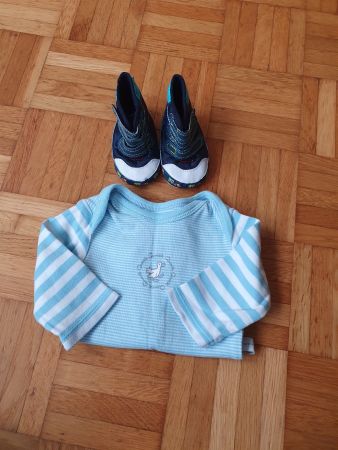 Body Gr. 56 und Baby Schuhe