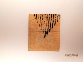 Strubel: ZNr. 25B, schwarze eidg. Raute.