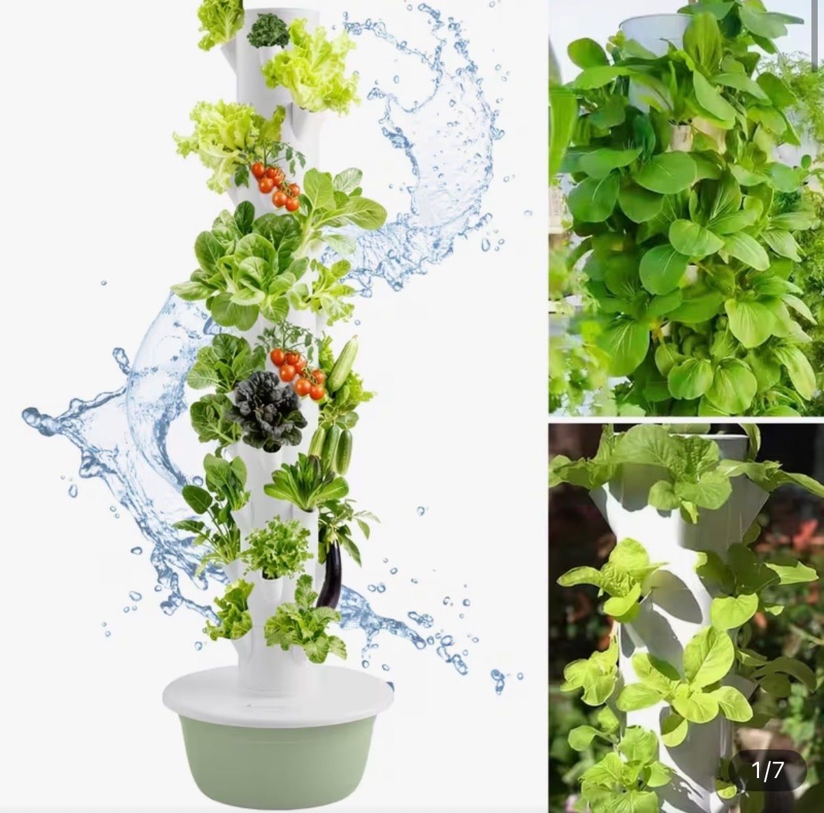 Box contenitori: Hydroponik-Pflanzturm / Vertikaler Garten NEU – Usato da Flums venduto da Simplythebest00 1