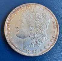 Silbermünze USA 1 Dollar *1898* Liberty Head!