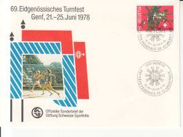 Sonderstempel S. 944 Turnfest Genève 1978