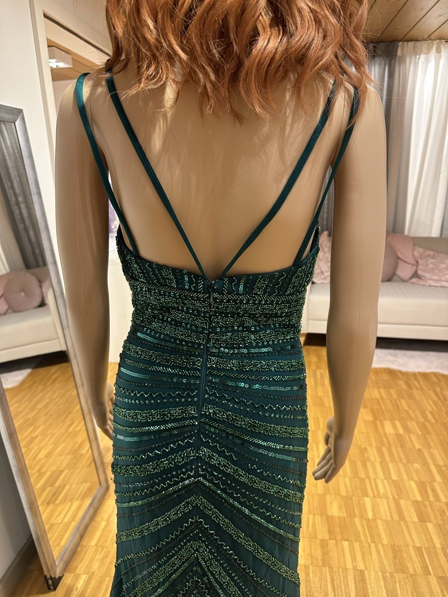 Vestiti: Evening Gown sequined green size s new – Nuovo (secondo la descrizione) da Appenzell venduto da mir_rqn6 7