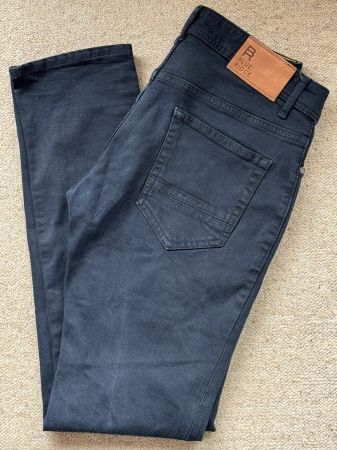 Blue Ridge Herren Jeans Straight Fit Button Fly W30 TOP! WE