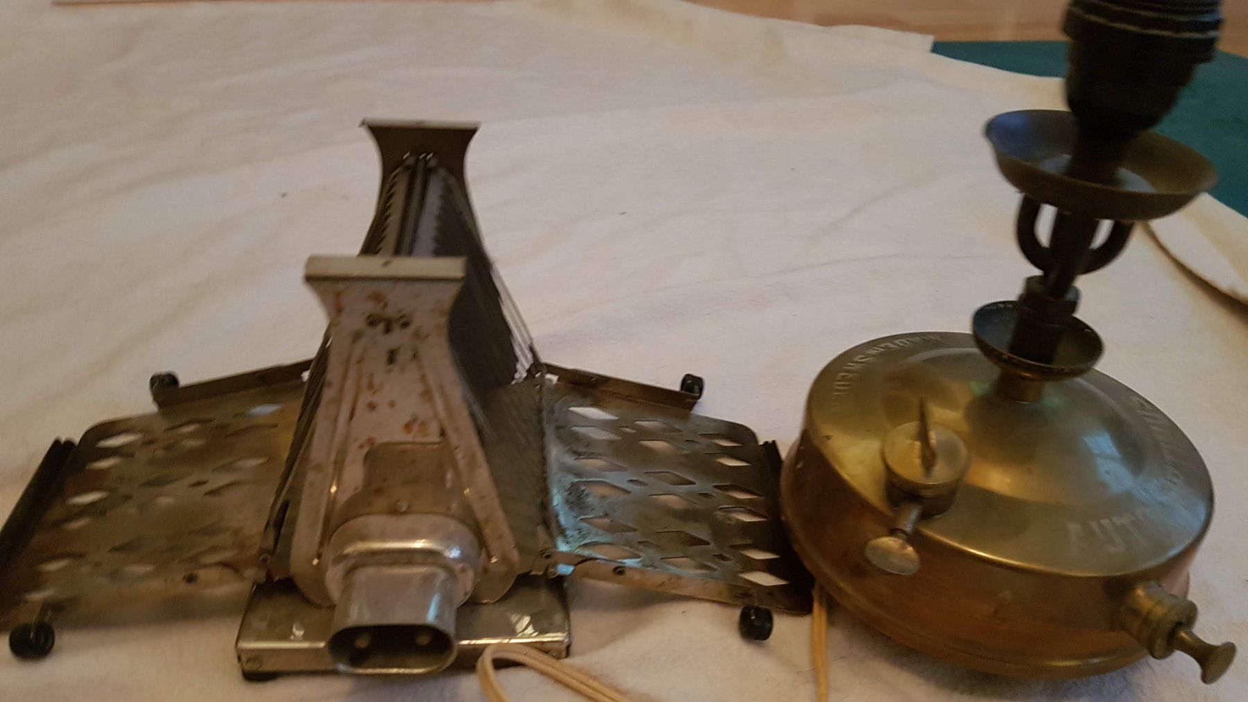 Elettrodomestici da cucina: Toaster, Vintage, Retro,steampunk, Messinglampehalter – Usato da Eschenbach LU venduto da pat_d6ql 3