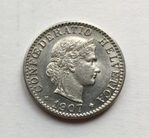 1907 2 Rappen Fehlprägung geschl. 9 unz *RAR*