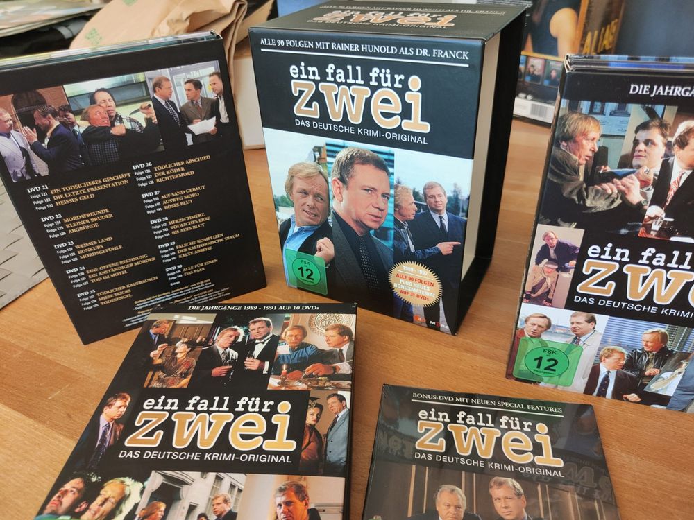 Ein Fall für Zwei - Rainer Hunold DVD Kompl. Box - 90 Folgen (Gebraucht ...
