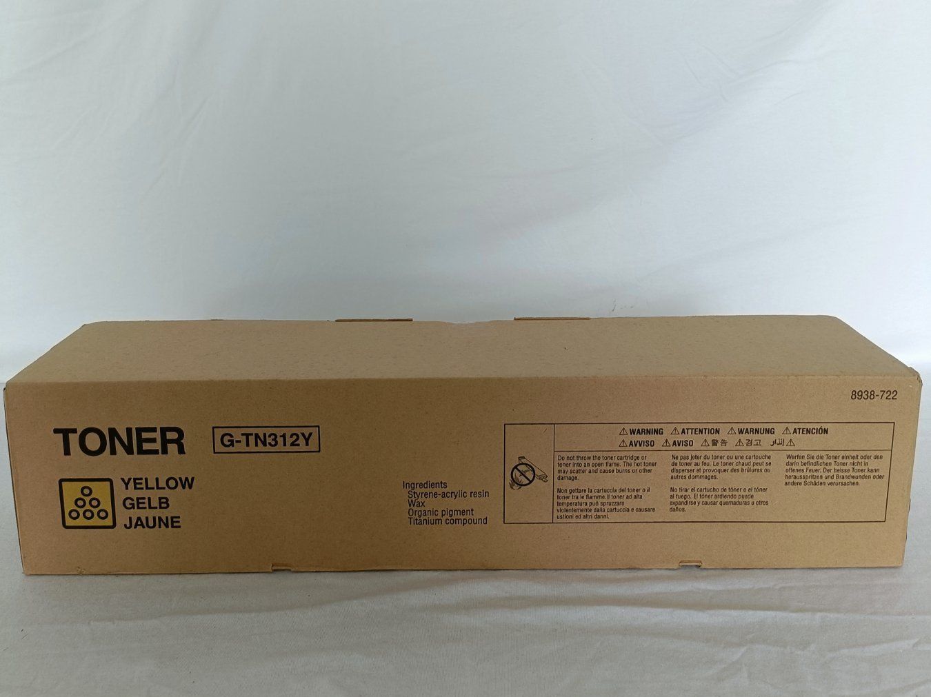 Konica Druckerpatronen & Toner: Toner "Yellow"  G-TN312C Konica Minolta – Neu und originalverpackt aus Dietlikon von IBBK