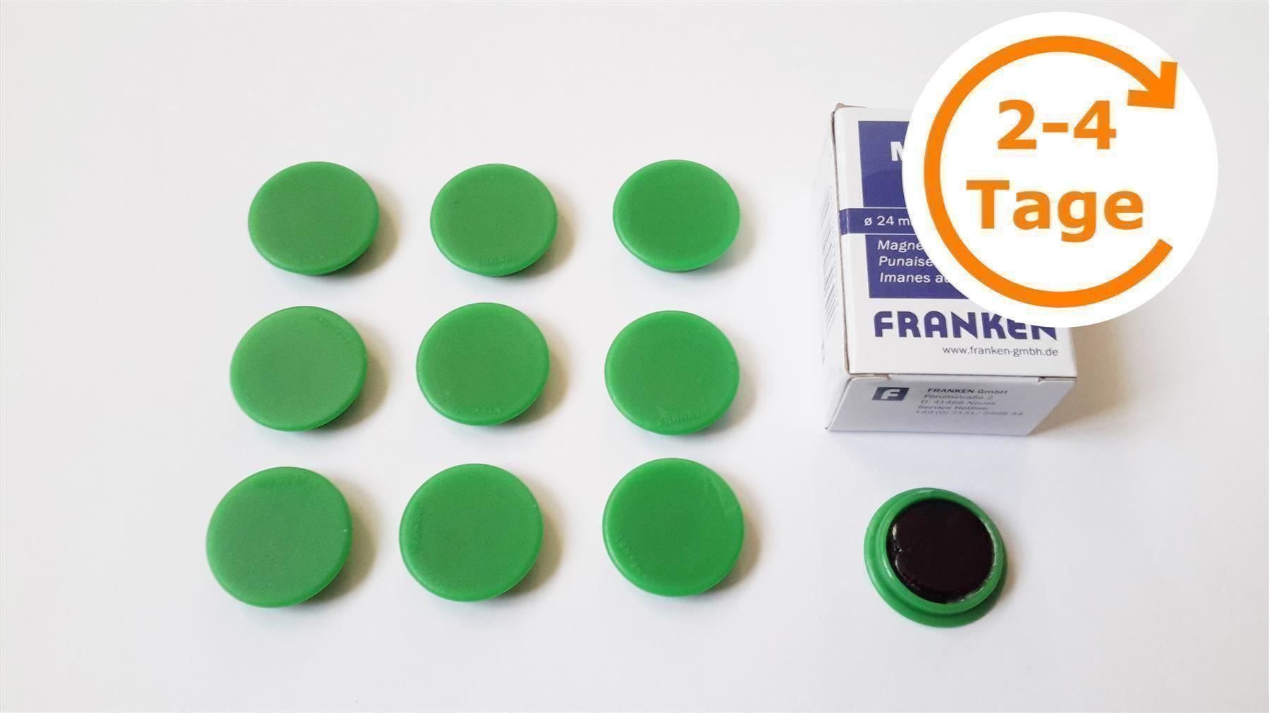 Calamite: Magnete 10 Stück, 24 mm, grün – Nuovo e nell'imballaggio originale da St. Gallen venduto da cointec