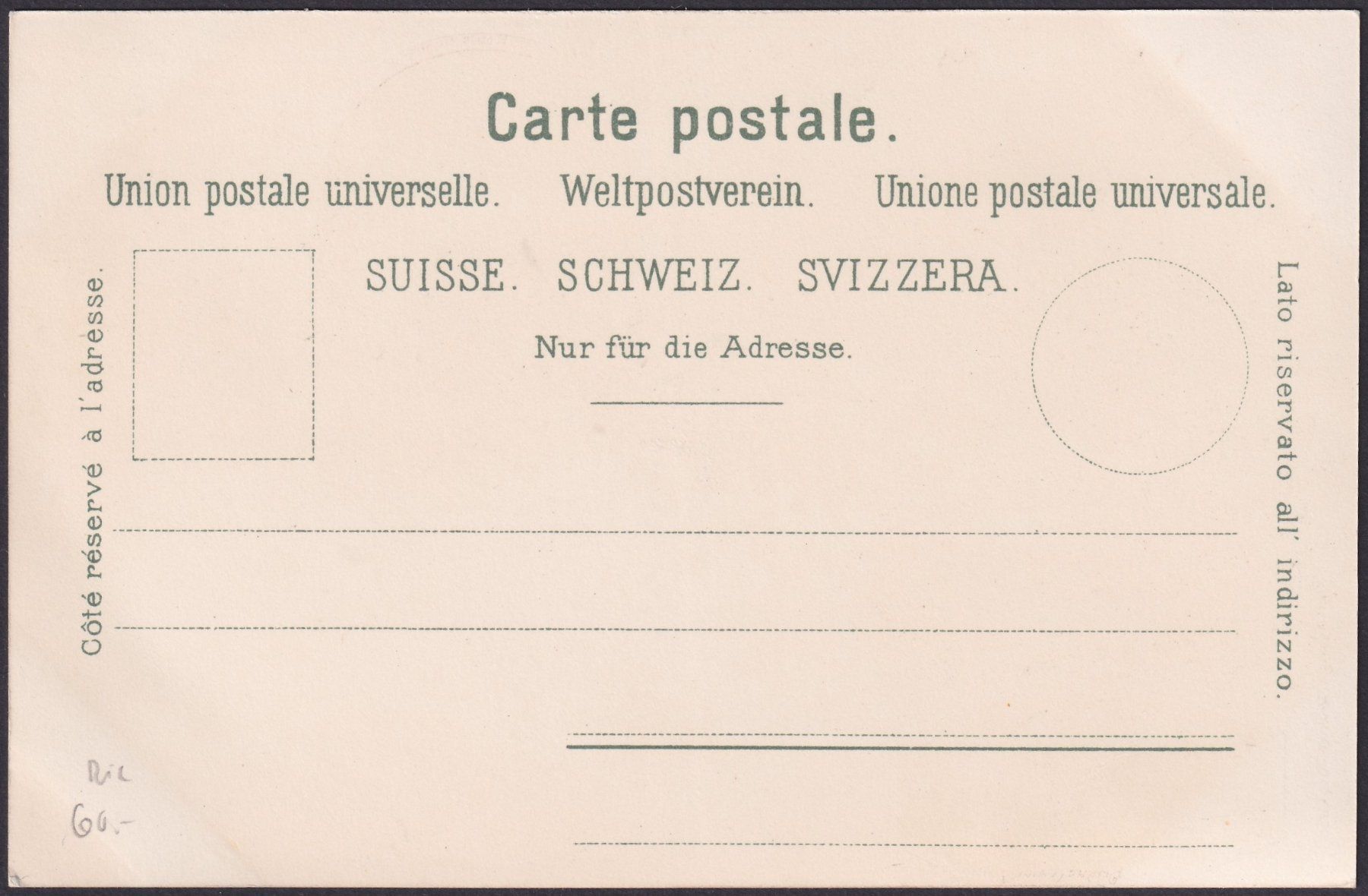 Cartoline postali: WALLIS, ca.1890 LITHO SIMPLON - Topkarte ! – Usato da Sursee venduto da Luzernerraute 1