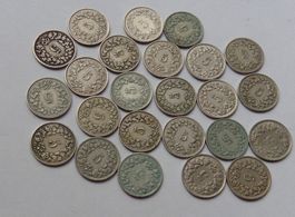 5 Rappen Schweiz Lot ab 1913