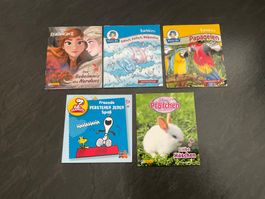 5x kleine Büechli „ Klitsch, Klatsch, Regenreise etc.