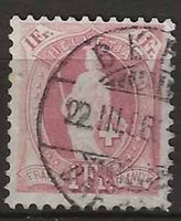 CH071a - Helvetia debout 71a  obl.