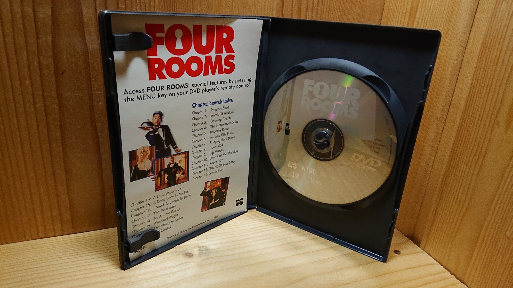 Tutti i DVDs: FOUR ROOMS DVD Englische Version – Usato da Wilderswil venduto da Exebub 2