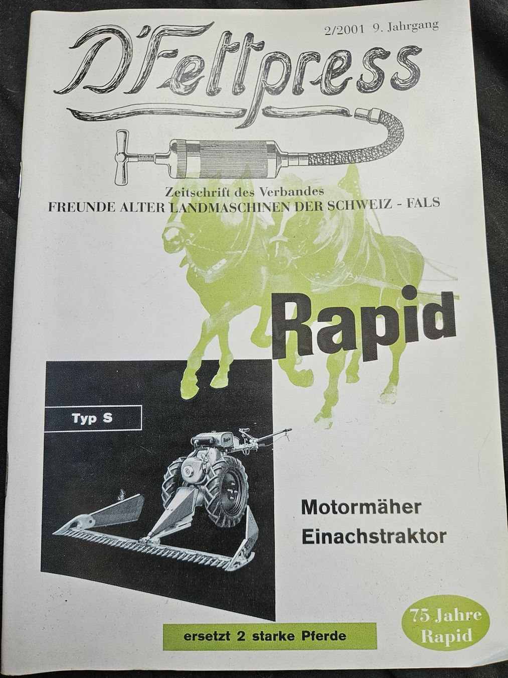 Rapid Trattori: D Fettpress 2/01 Rapid xx – Usato da Flawil venduto da sr1_f6st