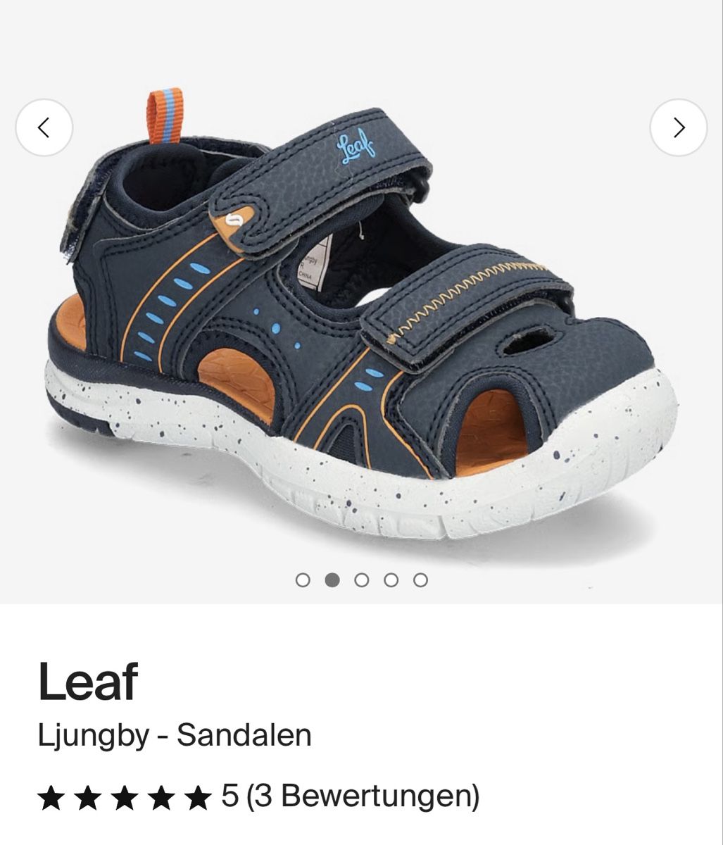 Scarpe per ragazzi: Leaf Sandalen grösse 23, 1mal getragen – Nuovo (secondo la descrizione) da Wolfhalden venduto da Bilgi90