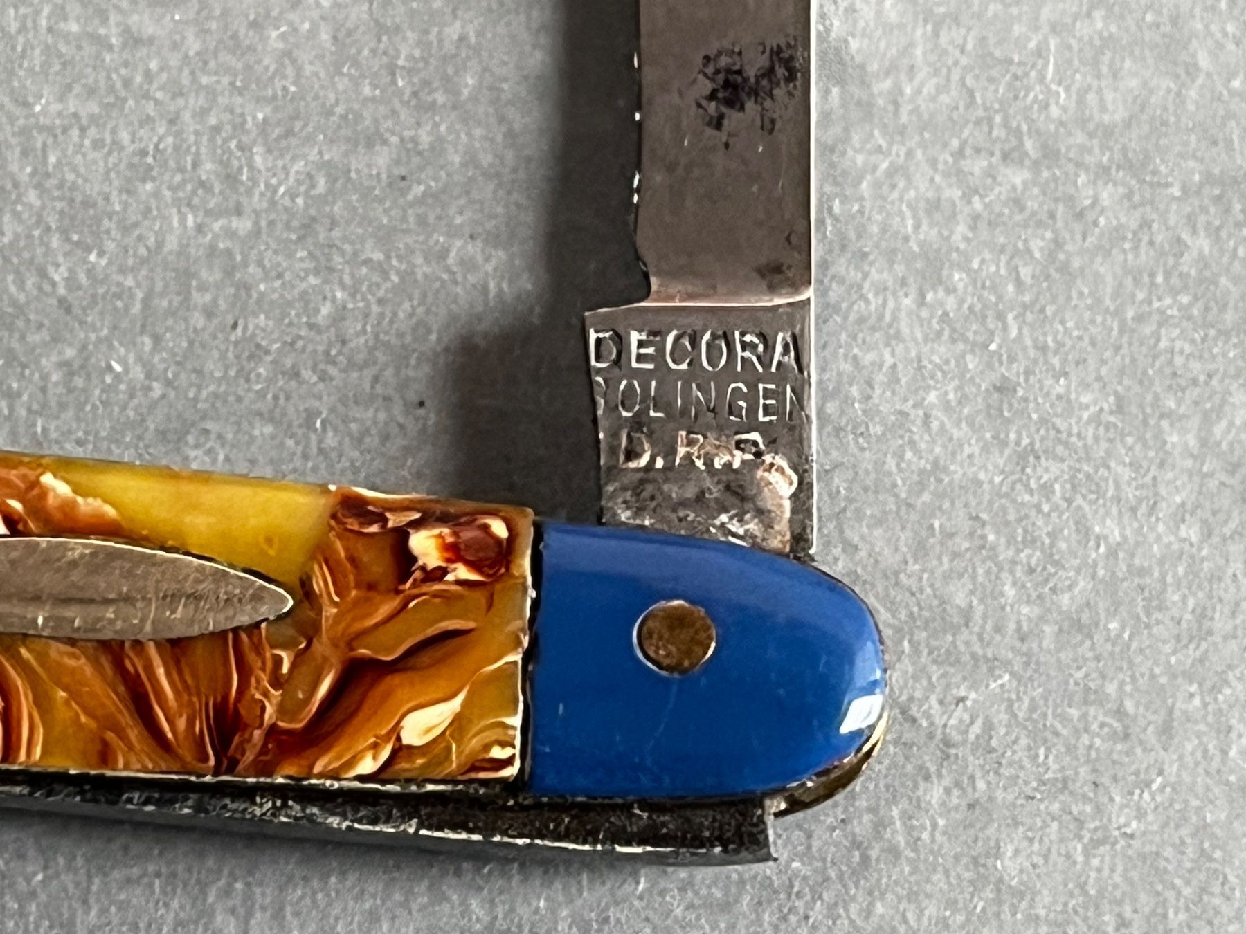 Solingen Coltelli tascabile: Antikes Sackmesser Decora Solingen 68 mm - selten – Usato da Zürich venduto da FV.vintage 3