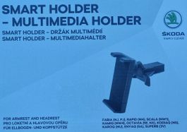 Skoda Smart Holder Tablet Multimedia Halter für Kopfstütze