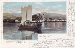 Rapperswil Chrom Litho von Louis Glaser AK 1901