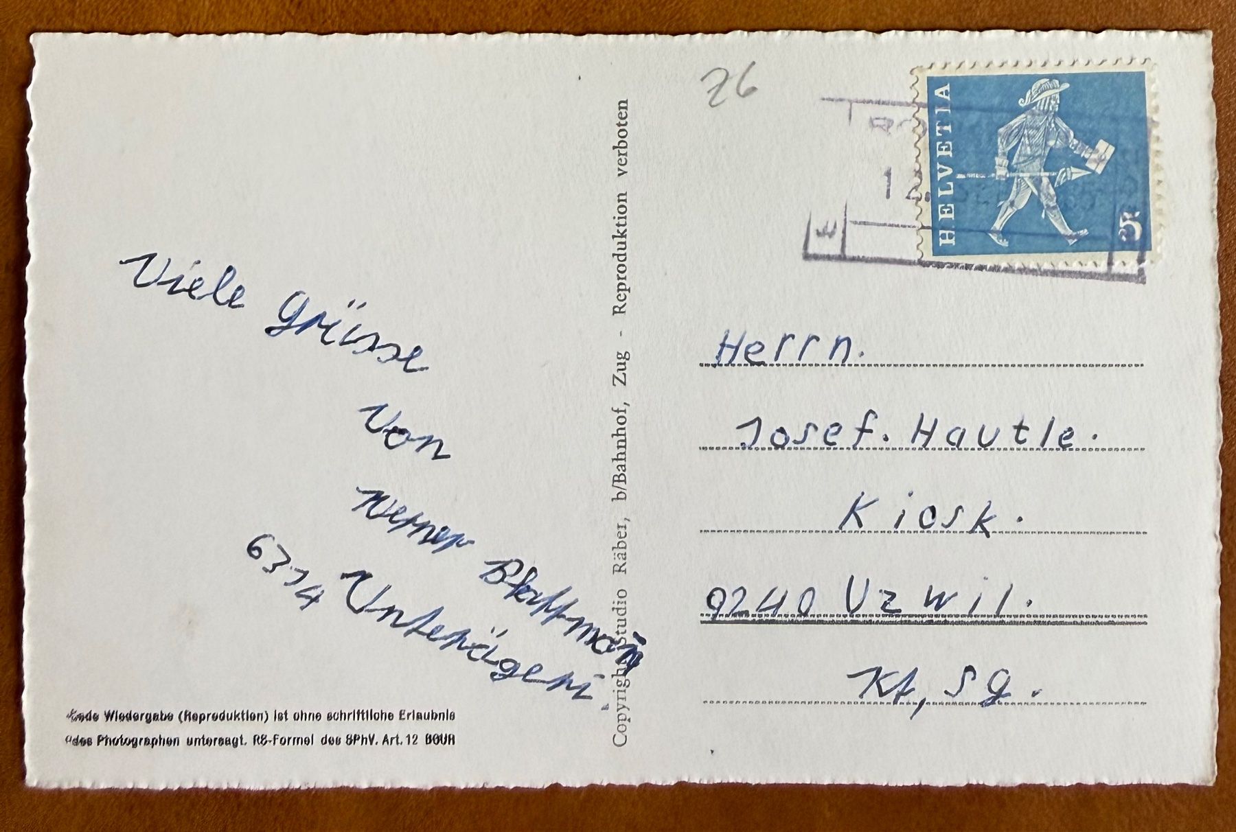 Cartoline postali: Zug bei Nacht. 1970 – Usato da Lutry venduto da Ediego 1