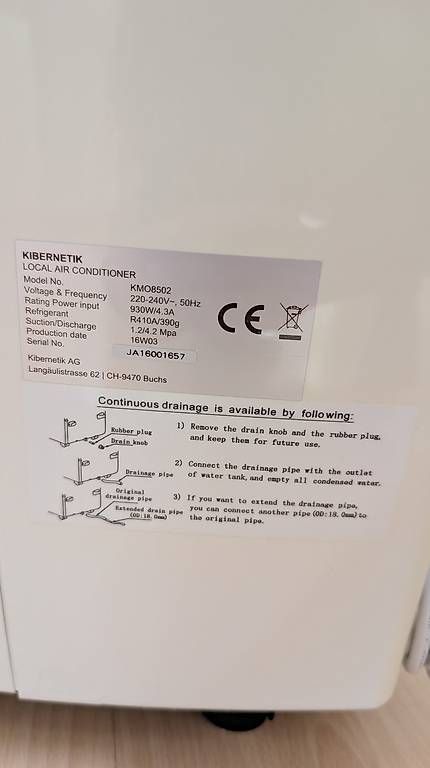 Kibernetik Condizionatori: Klimaanlage Nanyo Kibernetik – Usato da Sursee venduto da pidil27 3