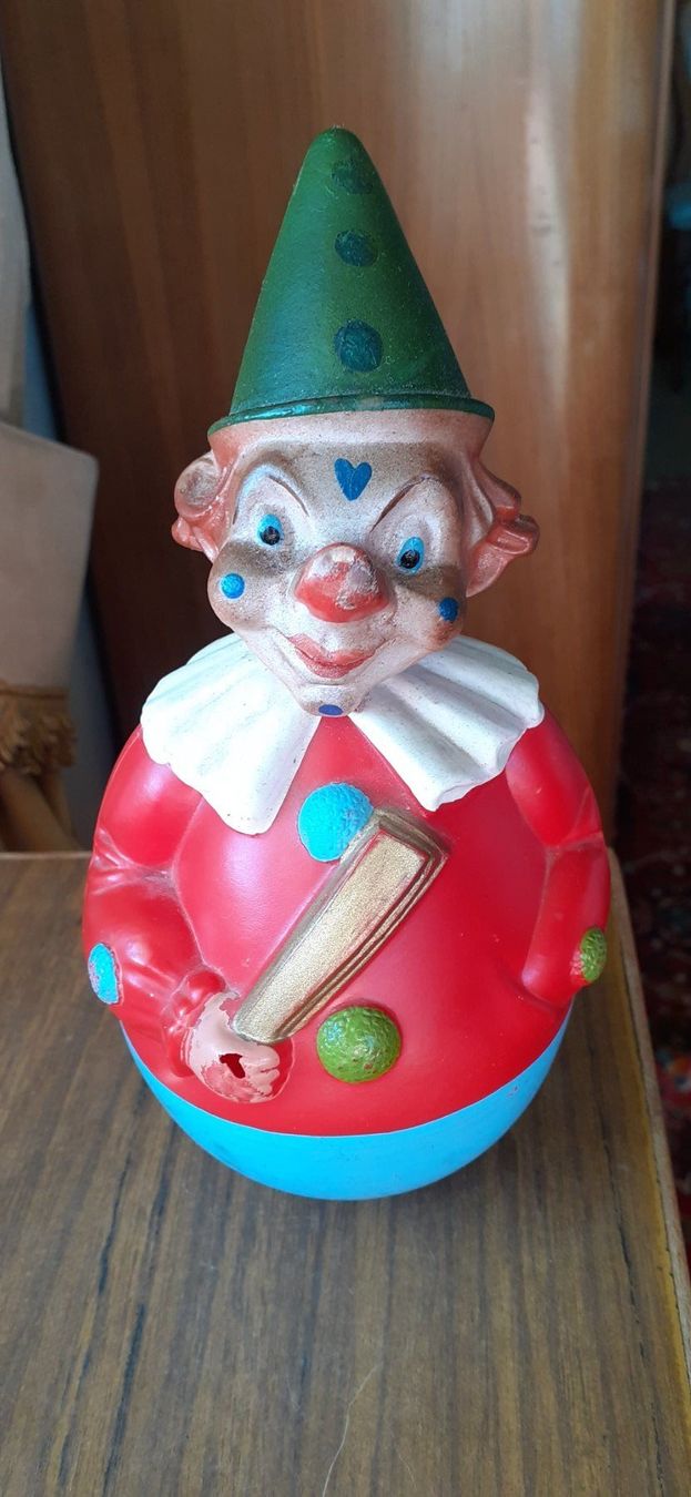 Bambole: Clown Stehaufmännchen Nr.2 – Usato da Mörschwil venduto da antiksalon 6