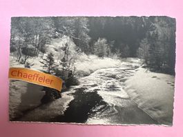623 Bei Adelboden. Waldbach im Winter