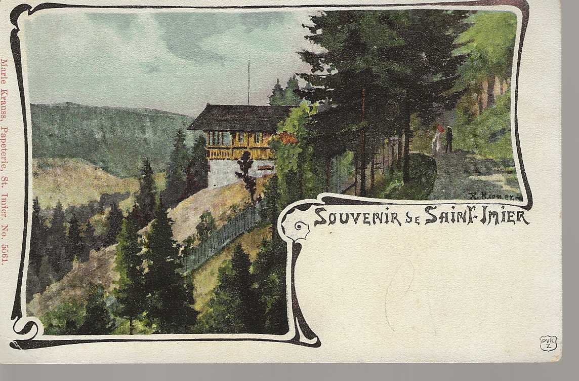 Cartoline postali: carte postale St-imier – Usato da Sorvilier venduto da carose01