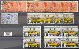 Timbres suisses 1937 Pro Juventute