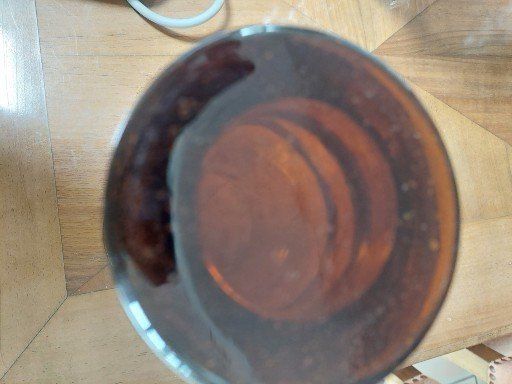 Vasi & Recipienti: Vintage Bubble Glasvase, bernsteinfarben – Usato da Hergiswil NW venduto da maiette-23.N 6