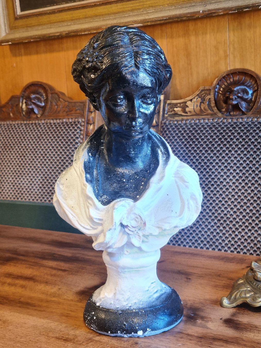 Sculture & Statue: Frauenbüste Deko Gusseisen 36 cm – Usato da Scharnachtal venduto da devin03