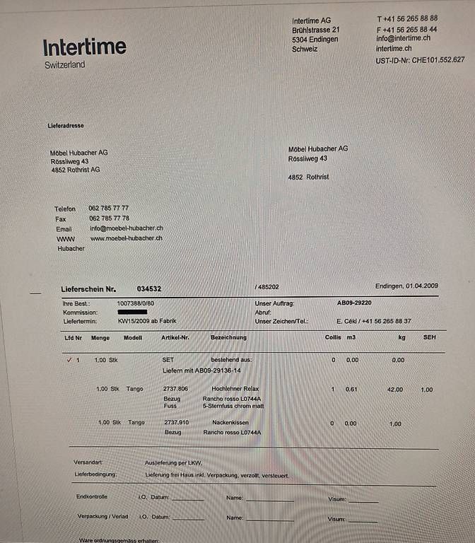 Poltrone: Tango-Sessel von Intertime Hochlehner Relax Sessel  – Usato da Niederönz venduto da mar_j9py 4