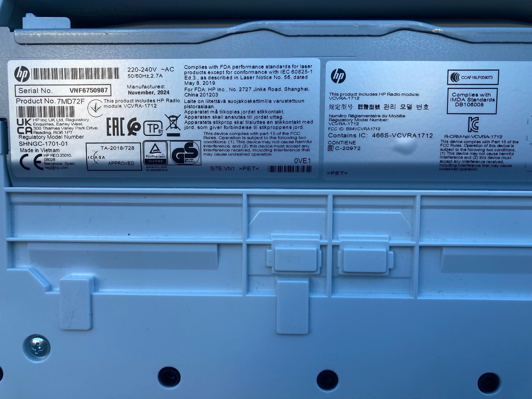 Hewlett Packard Stampanti: HP- LASER JET MFP M140w – Usato da Aesch ZH venduto da LiquidAktion 4