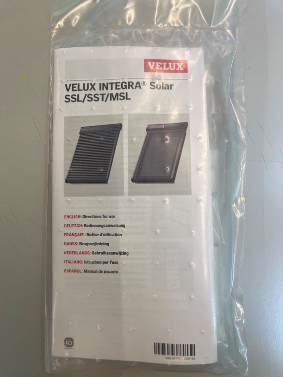VELUX Integra Solar Bedienung | Kaufen auf Ricardo